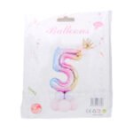 Ballon een forme de chiffre 5 pour décoration d'anniversaire ou d'évènement